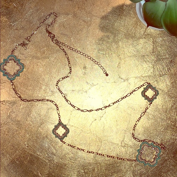 Francescas Women’s Gold Embellished Necklace - Picture 1 of 7